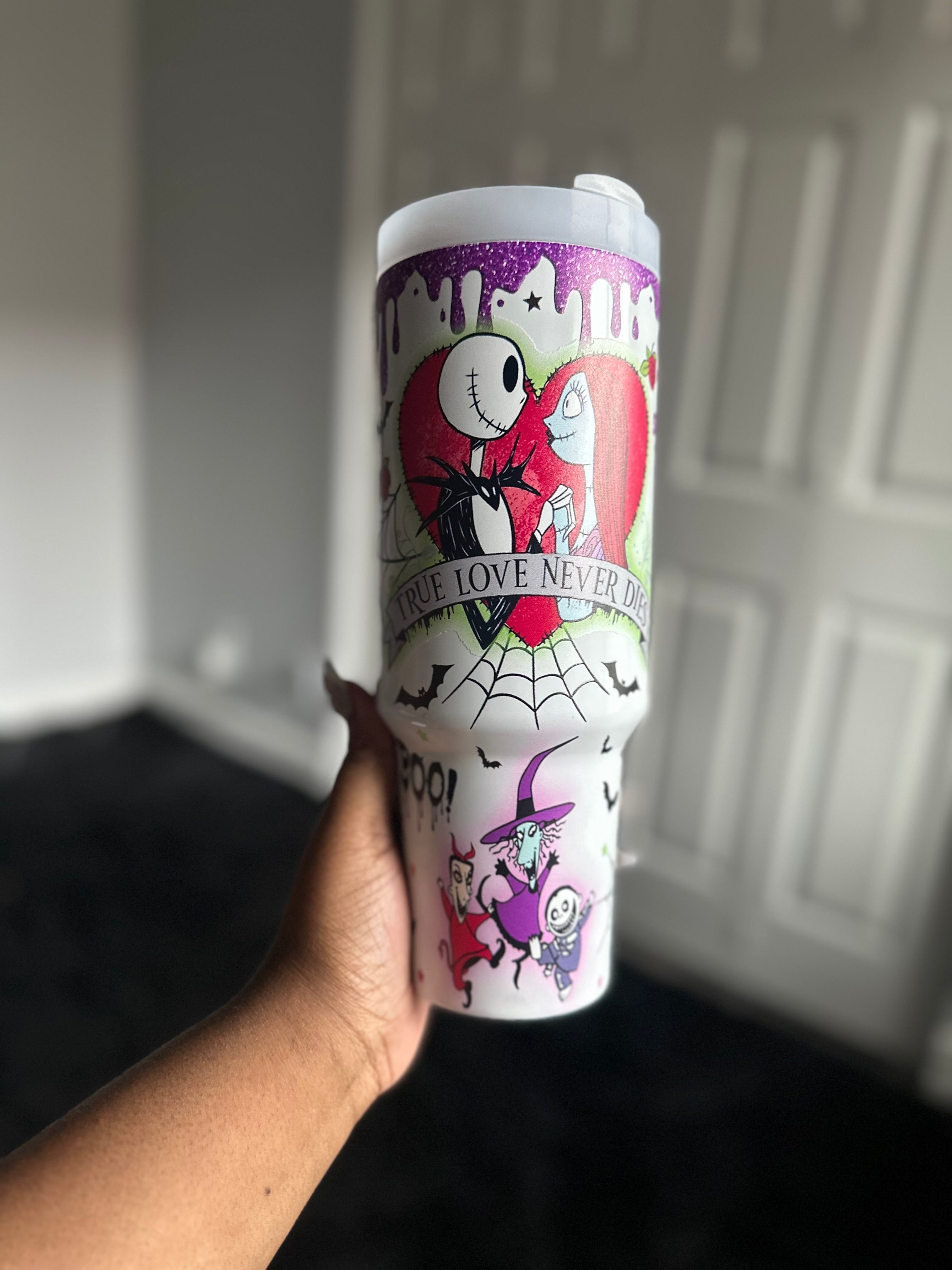 Glow Nightmare Before Christmas Tumbler