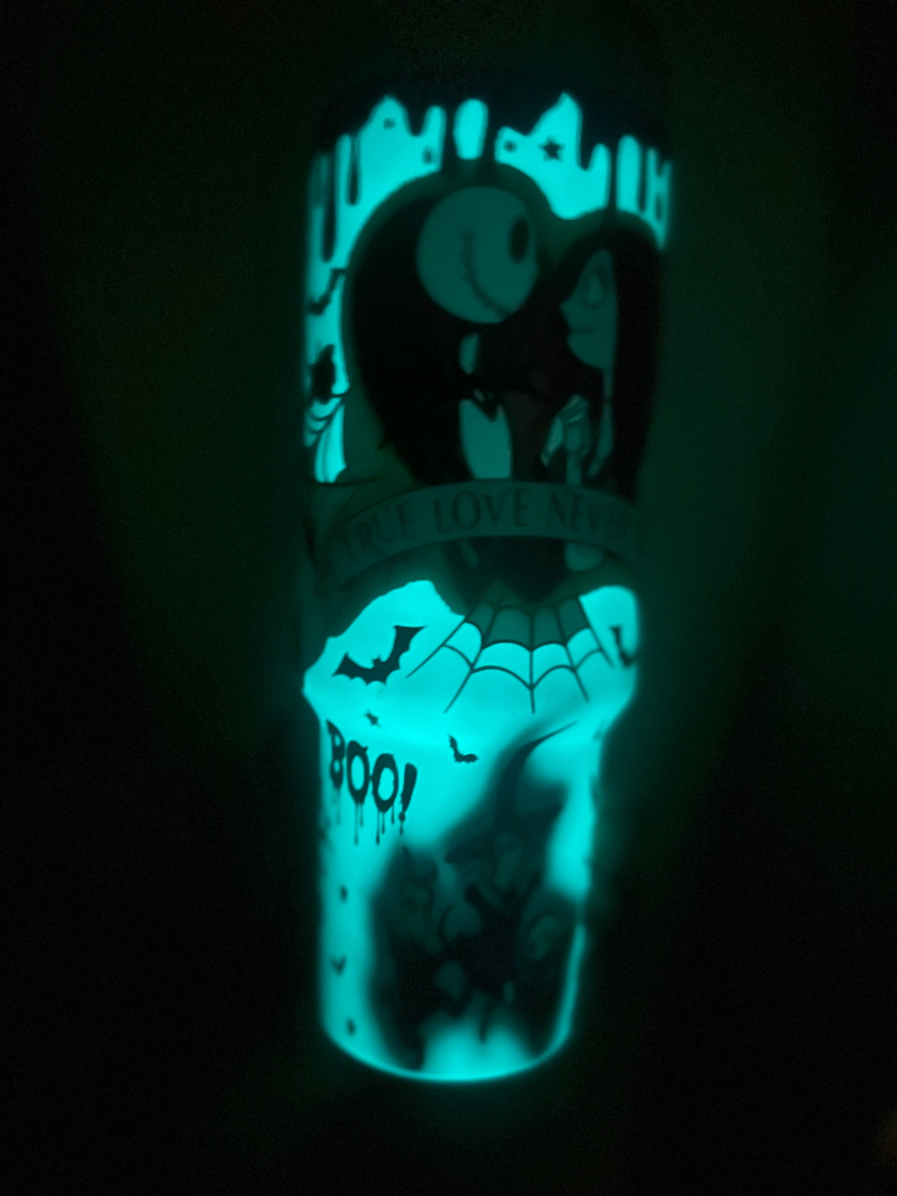 Glow Nightmare Before Christmas Tumbler